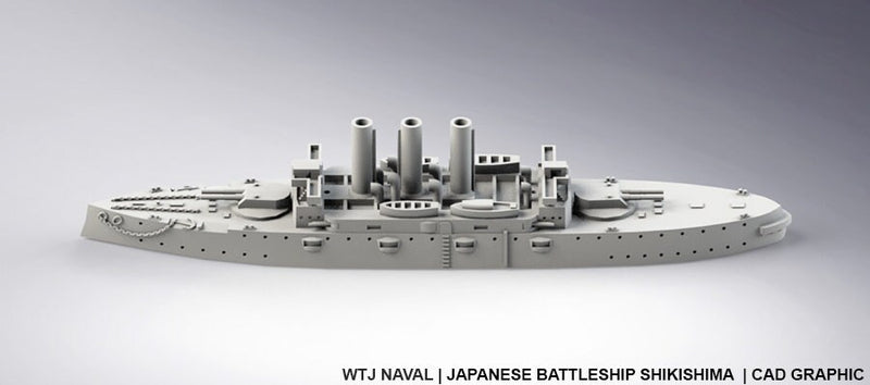 Shikishima - Pre Dreadnought Era - Wargaming - Axis and Allies - Naval Miniature - Victory at Sea - Tabletop Games - Warships