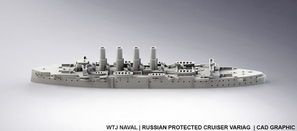 Variag - Russian Navy - Pre Dreadnought Era - Wargaming - Axis and Allies - Naval Miniature - Victory at Sea - War Games - Warships