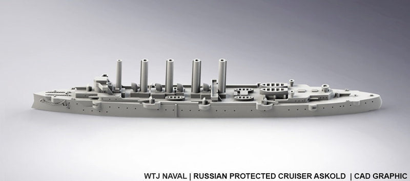 Askold - Russian Navy - Pre Dreadnought Era - Wargaming - Axis and Allies - Naval Miniature - Victory at Sea - War Games - Warships