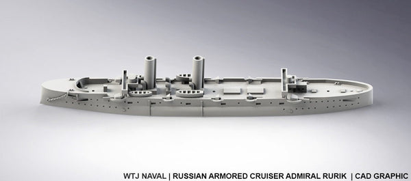Rurik - Russian Navy - Pre Dreadnought Era - Wargaming - Axis and Allies - Naval Miniature - Victory at Sea - Warships