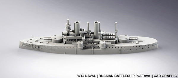Poltava - Russian Navy - Pre Dreadnought Era - Wargaming - Axis and Allies - Naval Miniature - Victory at Sea - Warships