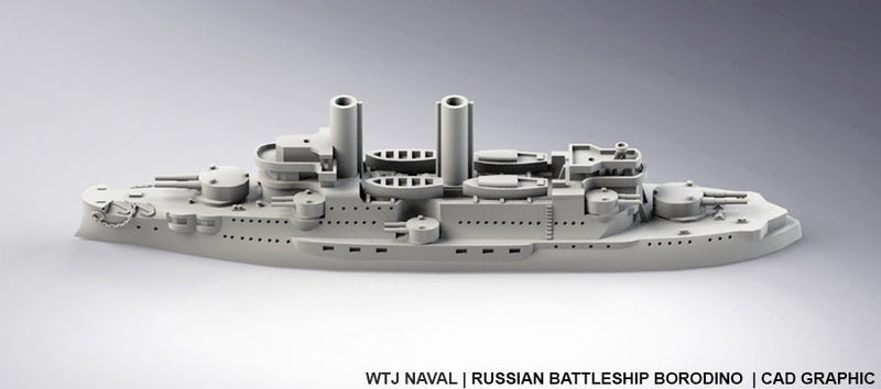 Borodino - Russian Navy - Pre Dreadnought Era - Wargaming - Axis and Allies - Naval Miniature - Victory at Sea - Warships