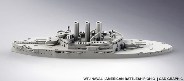 Ohio - US Navy - Pre Dreadnought Era - Wargaming - Axis and Allies - Naval Miniature - Victory at Sea - Warships