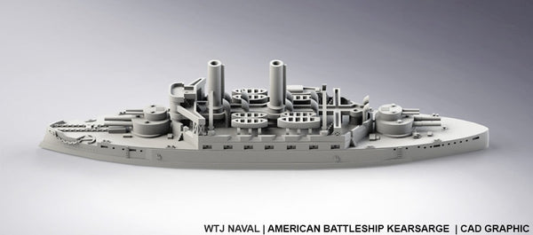 Kearsarge - US Navy - Pre Dreadnought Era - Wargaming - Axis and Allies - Naval Miniature - Victory at Sea - Warships
