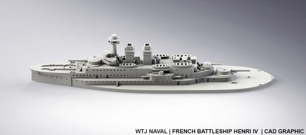 Henri IV - French Navy - Pre Dreadnought Era - Wargaming - Axis and Allies - Naval Miniature - Victory at Sea - Warships