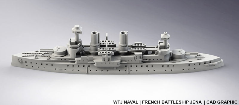 Jena - French Navy - Pre Dreadnought Era - Wargaming - Axis and Allies - Naval Miniature - Victory at Sea - Warships