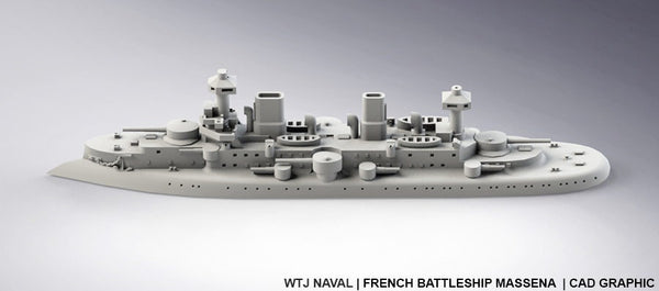 Massena - French Navy - Pre Dreadnought Era - Wargaming - Axis and Allies - Naval Miniature - Victory at Sea - Warships