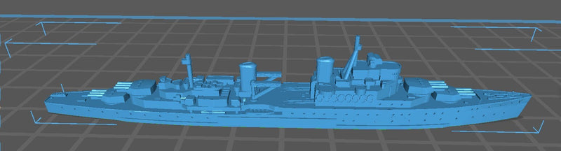 HMS Fiji - Royal Navy - Wargaming - Axis and Allies - Naval Miniature - Victory at Sea - Tabletop Games - Warships - C.O.B.