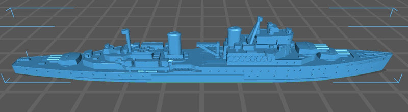 HMS Uganda - Royal Navy - Wargaming - Axis and Allies - Naval Miniature - Victory at Sea - Tabletop Games - Warships - C.O.B.