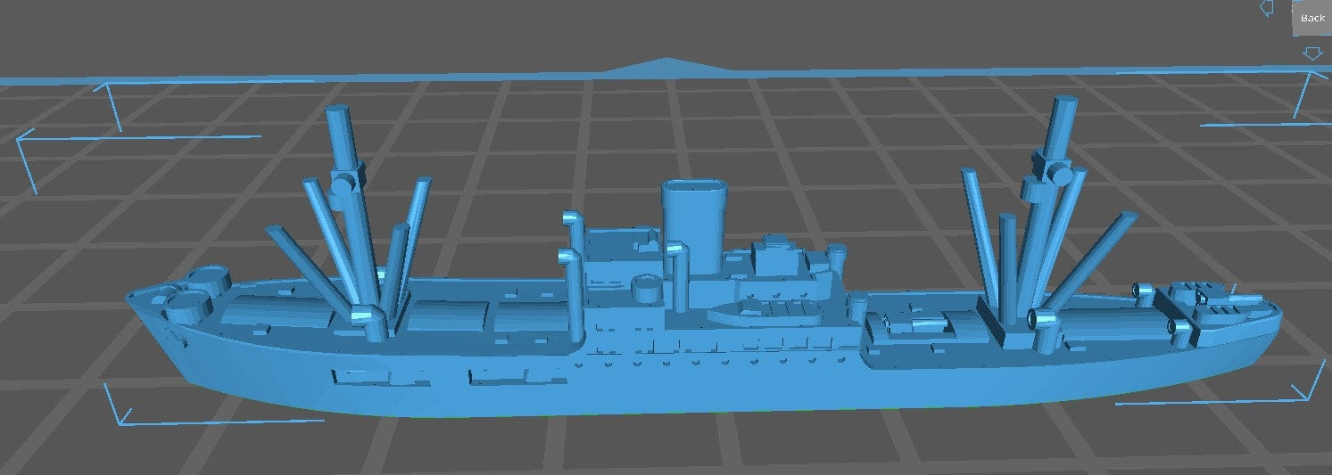 Komet (HSK 7) - German Navy - Wargaming - Axis and Allies - Naval Miniature -  Tabletop Games - Warships - C.O.B.