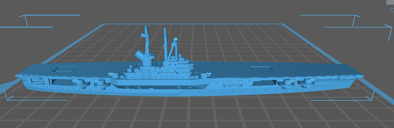 Jean Bart CV Conversion - French Navy - Wargaming - Axis & Allies - Naval Miniature - Victory at Sea - Tabletop Games - Warships - C.O.B.