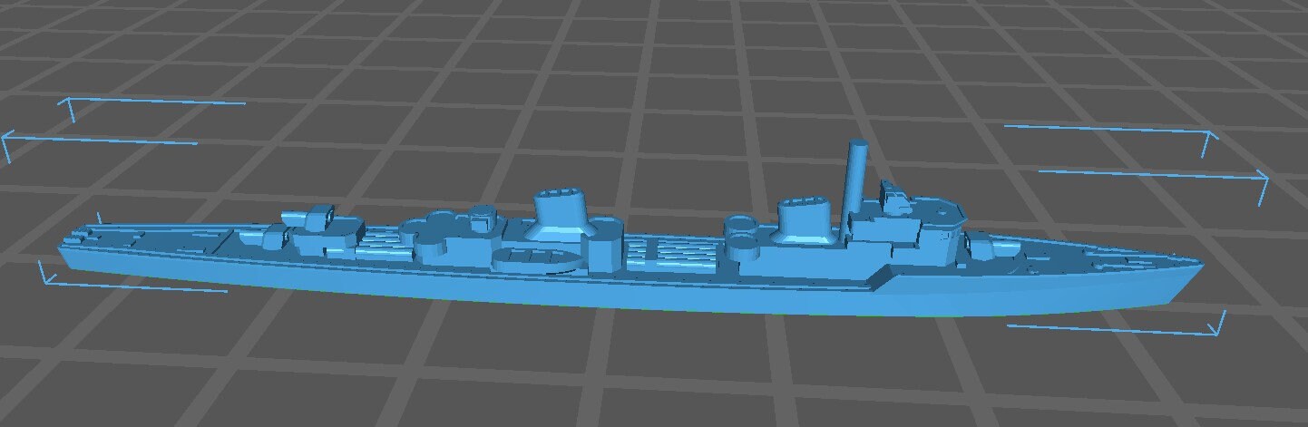 Opytny Project 45 - Soviet Navy - Wargaming - Axis & Allies - Naval Miniature -  Warships - C.O.B.