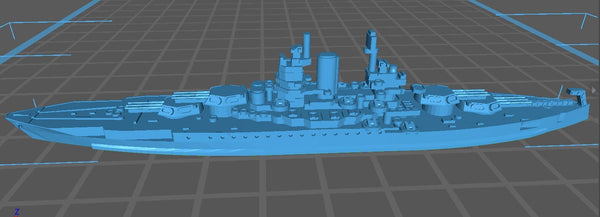 USS New Mexico - USN - Wargaming - Axis & Allies - Naval Miniature - Victory at Sea - Tabletop Games - Warships - C.O.B.