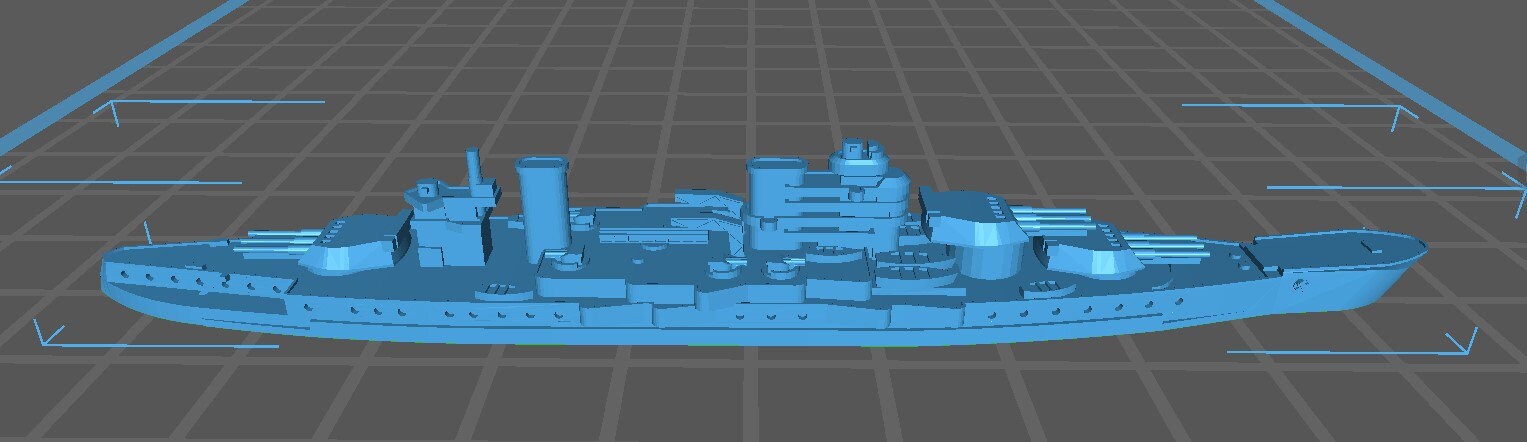 Frunze Battlecruiser Rebuild - Soviet Navy - Wargaming - Axis & Allies - Naval Miniature -  Warships - C.O.B.