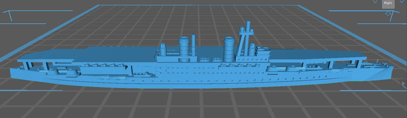 Izmail CV Conversion - Soviet Navy - Wargaming - Axis & Allies - Naval Miniature -  Warships - C.O.B.