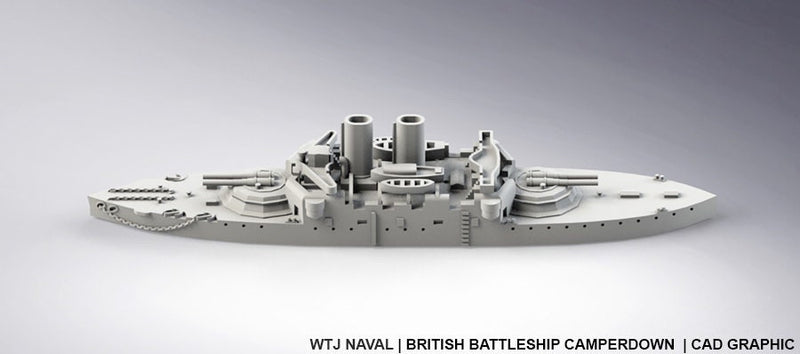 Camperdown - UK Royal Navy - Pre Dreadnought Era - Wargaming - Axis and Allies - Naval Miniature -  Warships