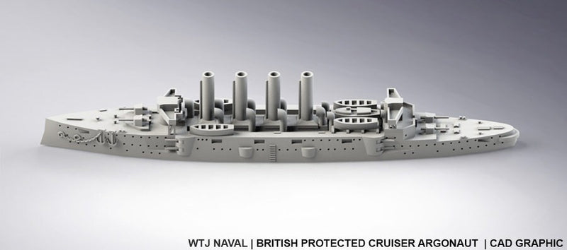 Argonaut - UK Royal Navy - Pre Dreadnought Era - Wargaming - Axis and Allies - Naval Miniature - Victory at Sea - Warships