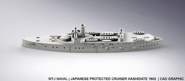 Hashidate 1902 - IJN Navy - Pre Dreadnought Era - Wargaming - Axis and Allies - Naval Miniature - Victory at Sea - Warships