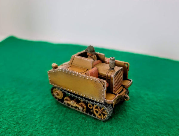 Belgian Vickers B Utility Tractor - War Games And Dioramas - Historical Wargaming - 28 mm Scale