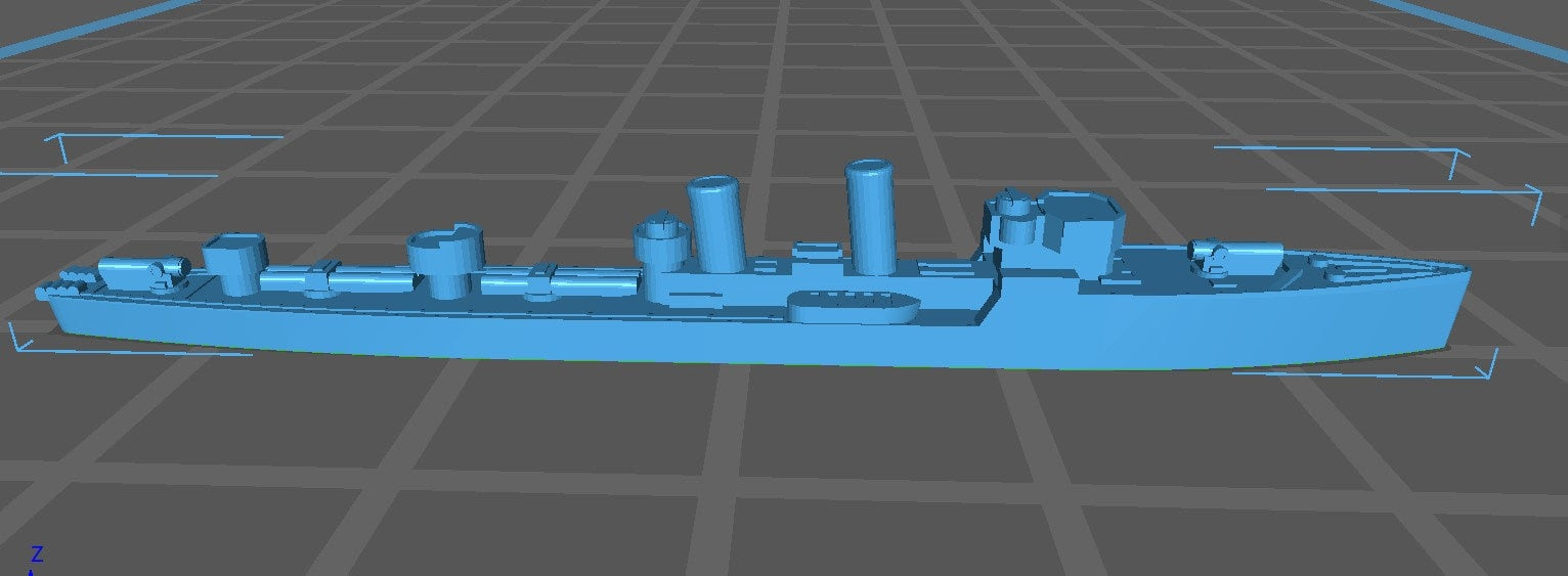 HDMS Dragen - Denmark - Wargaming - Axis & Allies - Naval Miniature -  Games - Warships - C.O.B.